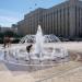 Светодинамический сухой фонтан «Компас» в городе Краснодар