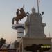 Monument of Czar Samuil in Skopje city