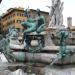 Fountain of Neptune in Florence city