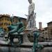 Fountain of Neptune in Florence city