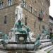 Fountain of Neptune in Florence city