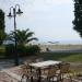 Seashore promenade in Nea Vrasna city