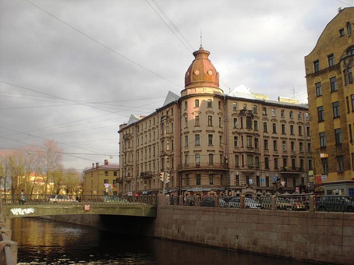 Петропавловский мост на Петроградке Санкт Петербург