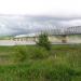 Road and railway bridge across Amur River