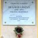 Gáldi László emléktábla in Budapest city