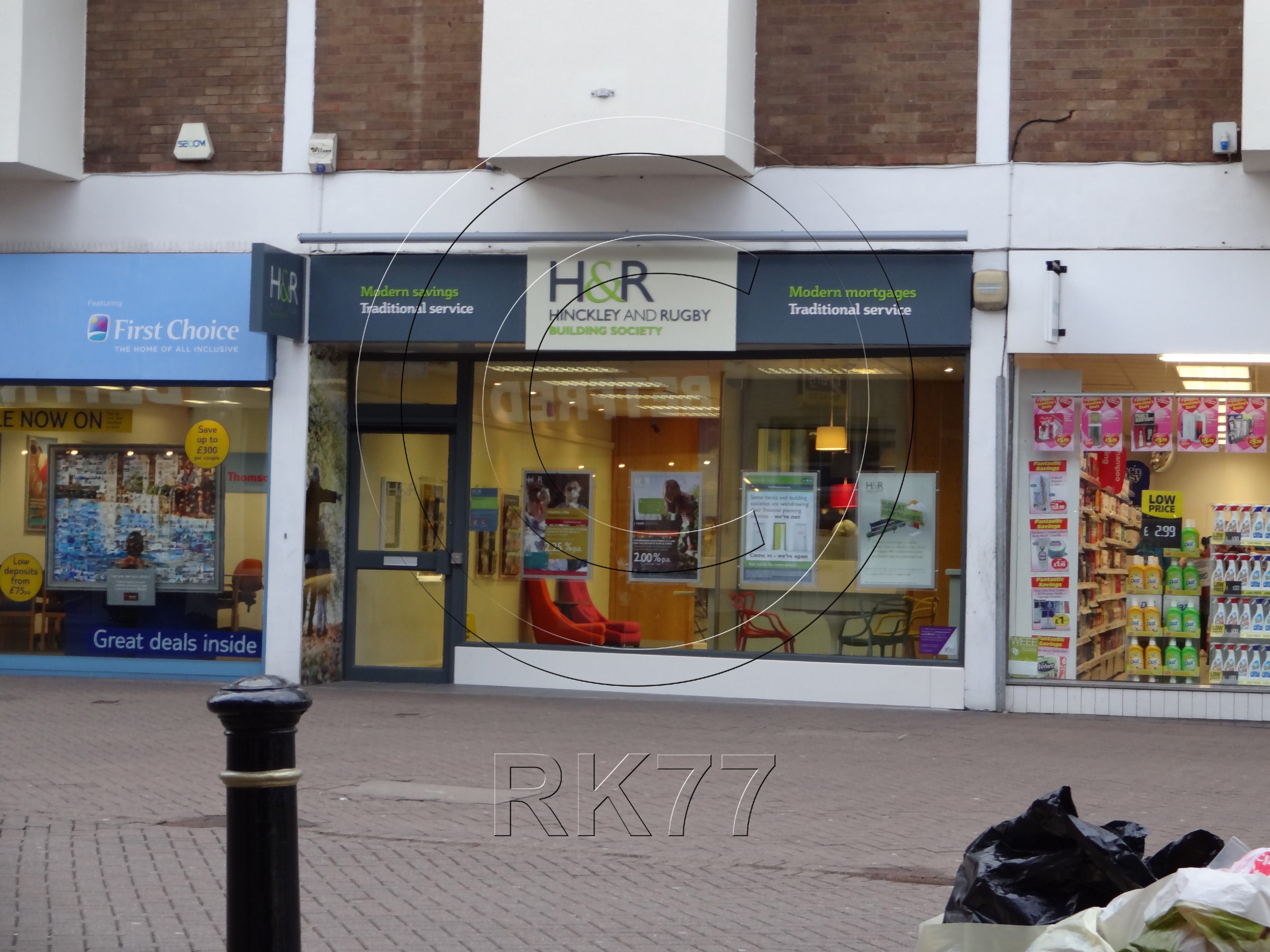 H & R Building Society Nuneaton mortgage bank, savings and credit
