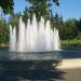 Microsoft Fountain in Redmond, Washington city