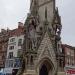 Haymarket Memorial Clock Tower in Leicester city