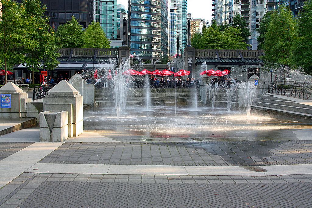 Fountains at Harbour Green Park Vancouver