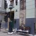 Скульптура «Кот Бегемот и Коровьев» в городе Москва