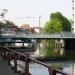 Krommewal Bridge in Ghent city