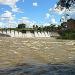 Vertedouro da barragem da Usina Itaipava na Cajuru city