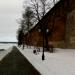 Стена между Коромысловой и Тайницкой башнями в городе Нижний Новгород