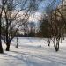 Обвалованная теплотрасса в городе Москва