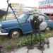 Территория Ломаковского музея старинных автомобилей и мотоциклов в городе Москва