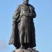 Monument to Russian explorer of the Amur river region Yerofey Khabarov in Khabarovsk city