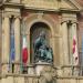 bronze statue of Pope Gregory XIII in Bologna city