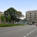 Wilson Square in Warsaw city