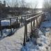 Пешеходный мост через реку Чигири в городе Благовещенск