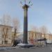 Одна из колонн, отлитых для Триумфальной арки в городе Москва