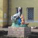 Скульптура «Лиса и журавль» в городе Кривой Рог