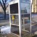 Phone booth in Warsaw city