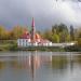 Озеро Чёрное в городе Гатчина