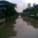 Canal bridge in Republic of Singapore city