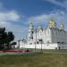Площадь с клумбой в городе Владимир