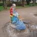 Скульптура рыбака и золотой рыбки (питьевой фонтан) в городе Севастополь