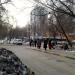 Стихийный блошиный рынок в городе Москва