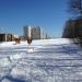 Лыжная трасса в городе Москва