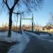 Pedestrian overpass in Lappeenranta city