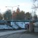 Pedestrian overpass in Lappeenranta city