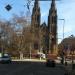 Square of Peace (Náměstí Míru) in Prague city