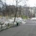 Цветочная клумба в городе Москва