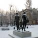 Скульптурная группа «Студенты» в городе Магнитогорск