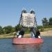 Monument to the Volga river transport workers