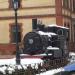 Steam Engine on display (en) in Segesvár city