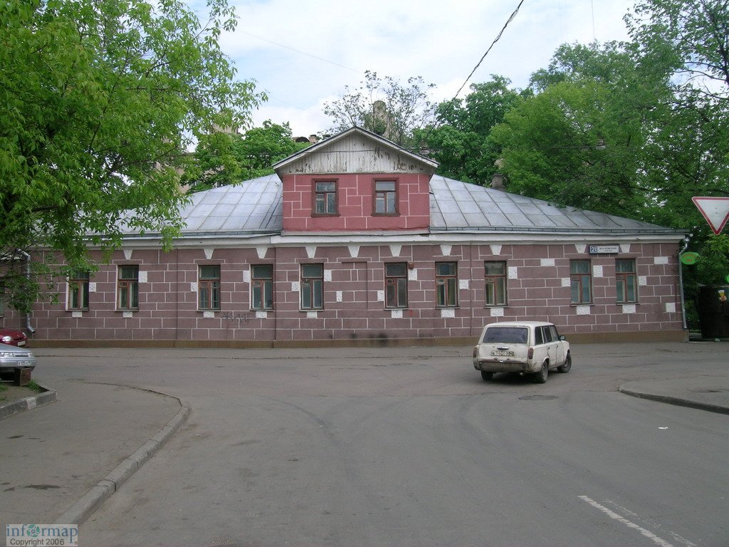 Городская усадьба Матвеевых, XIX в. Главный дом, 1830-е гг.» — памятник  архитектуры - Москва