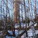 Стальная лестница к водонапорной башне в городе Щёлково