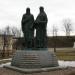 Monument to Saints Cyril and Methodius in Dmitrov city