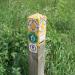 Footpath Way Marker in Nuneaton city