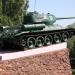 Tank T-34 monument in Mariupol city