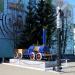 Макет паровоза Черепановых в городе Новоалтайск
