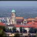 The tower of Maria Magdalene Church in Budapest city