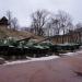Площадка с военной техникой в городе Коростень