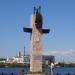 Памятник в честь столетия судоходства по реке Лене