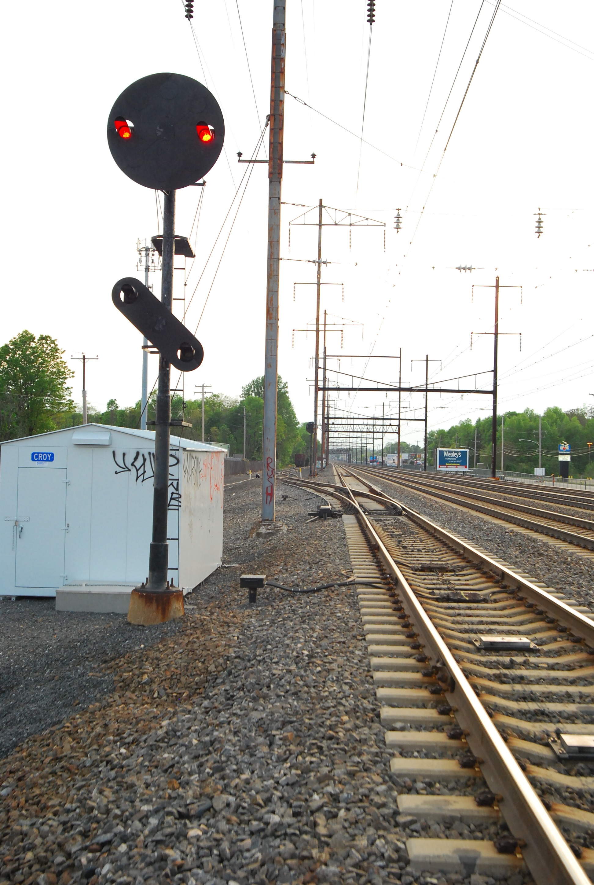 Amtrak CROY Interlocking railroad