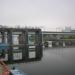 Chofu Intake Weir in Tokyo city